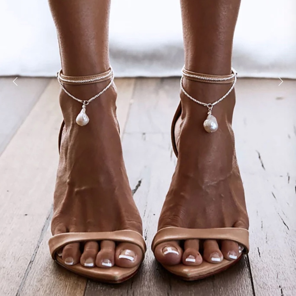 Grace Loves Lace Artemis Pearl Anklet